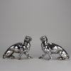 Chromed Bronze Panthers - Art Deco Bookends - Hickmet Fine Arts 
