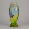 Daum Datura Vase - Art Nouveau Glass - Hickmet Fine Arts