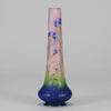 Daum Cornflower Vase - Art Nouveau Glass - Hickmet Fine Arts