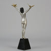 Chiparus Lady with Doves - Art Deco Figurines - Hickmet Fine Arts