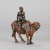 Vienna Bronze - Bergman Boy on Ox - Hickmet Fine Arts