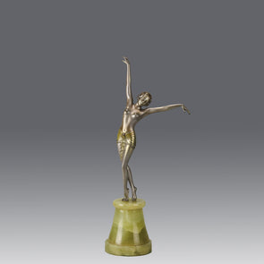 Josef Lorenzl Egyptian Dancer - Art Deco Bronze - Hickmet Fine Arts
