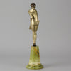 Josef Lorenzl Fan Dancer - Art Deco Bronze - Hickmet Fine Arts