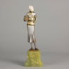 Josef Lorenzl Tennis Player - Art Deco Bronze - Hickmet Fine Arts
