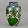 Art Nouveau Silvered Loetz Vase - Art Nouveau Glass - Hickmet Fine Arts 