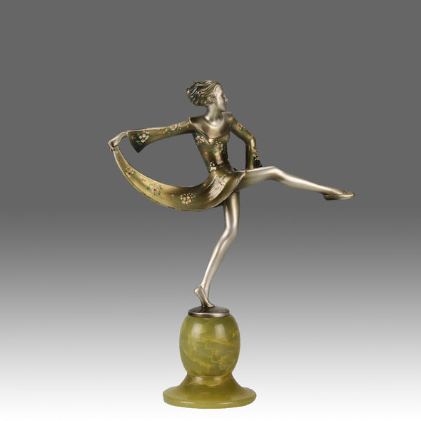 Josef Lorenzl Amelie - Art Deco Bronze - Hickmet Fine Arts