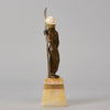 Sosson Bronze Skier - Art Deco Sculpture - Hickmet Fine Arts 