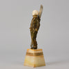 Sosson Bronze Skier - Art Deco Sculpture - Hickmet Fine Arts 