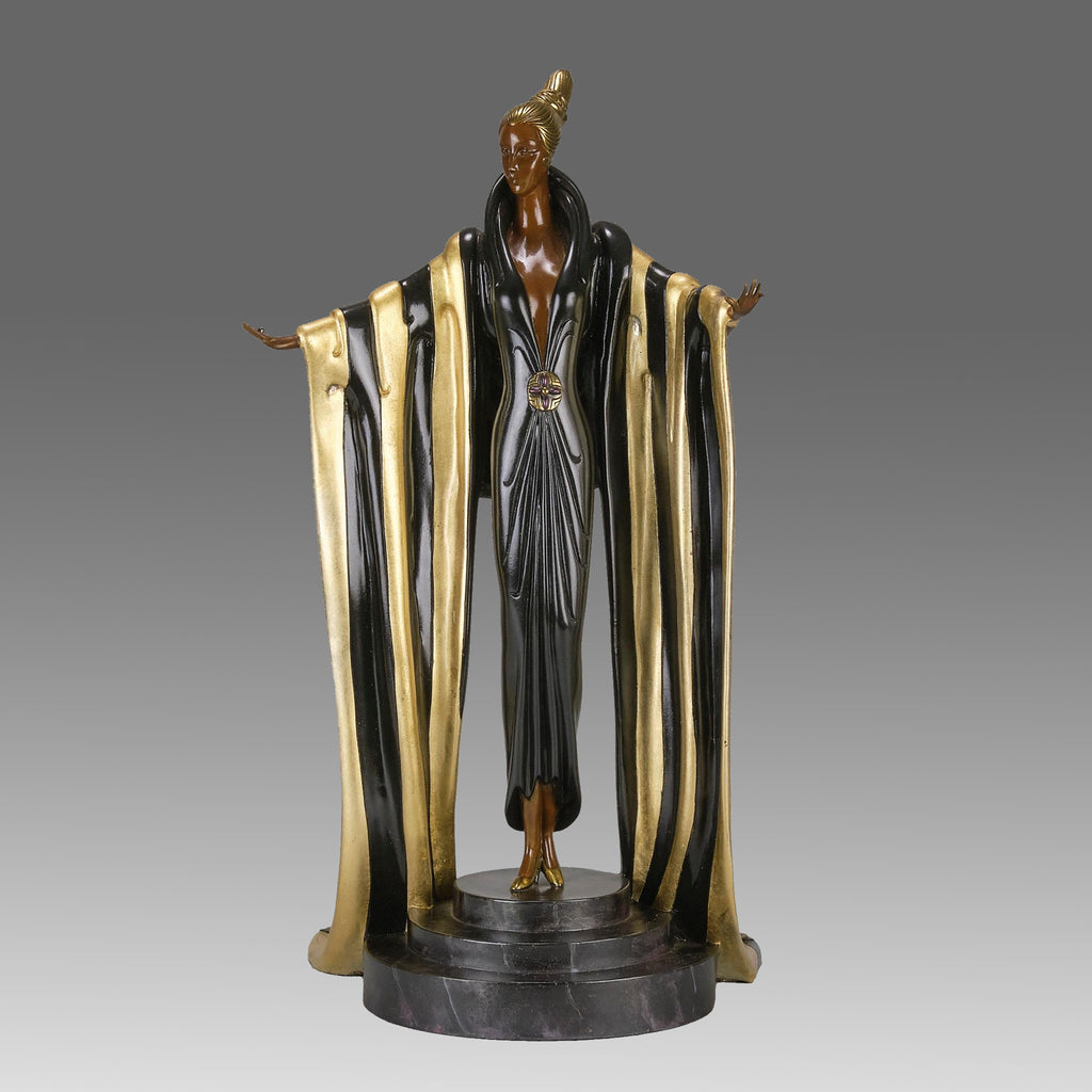 アート・デザイン・音楽 ERTE SCULPTURE Erte Monaco - Limited Edition Bronze - Hickmet Fine Arts