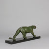 Rochard Bronze Panther - Animalier Antique Bronze - Hickmet Fine Arts 