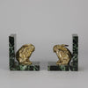 Antique Bronze Bookends - Animalier Bronze - Hickmet Fine Arts 