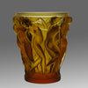 "Bacchantes Vase" by Lalique Glass
