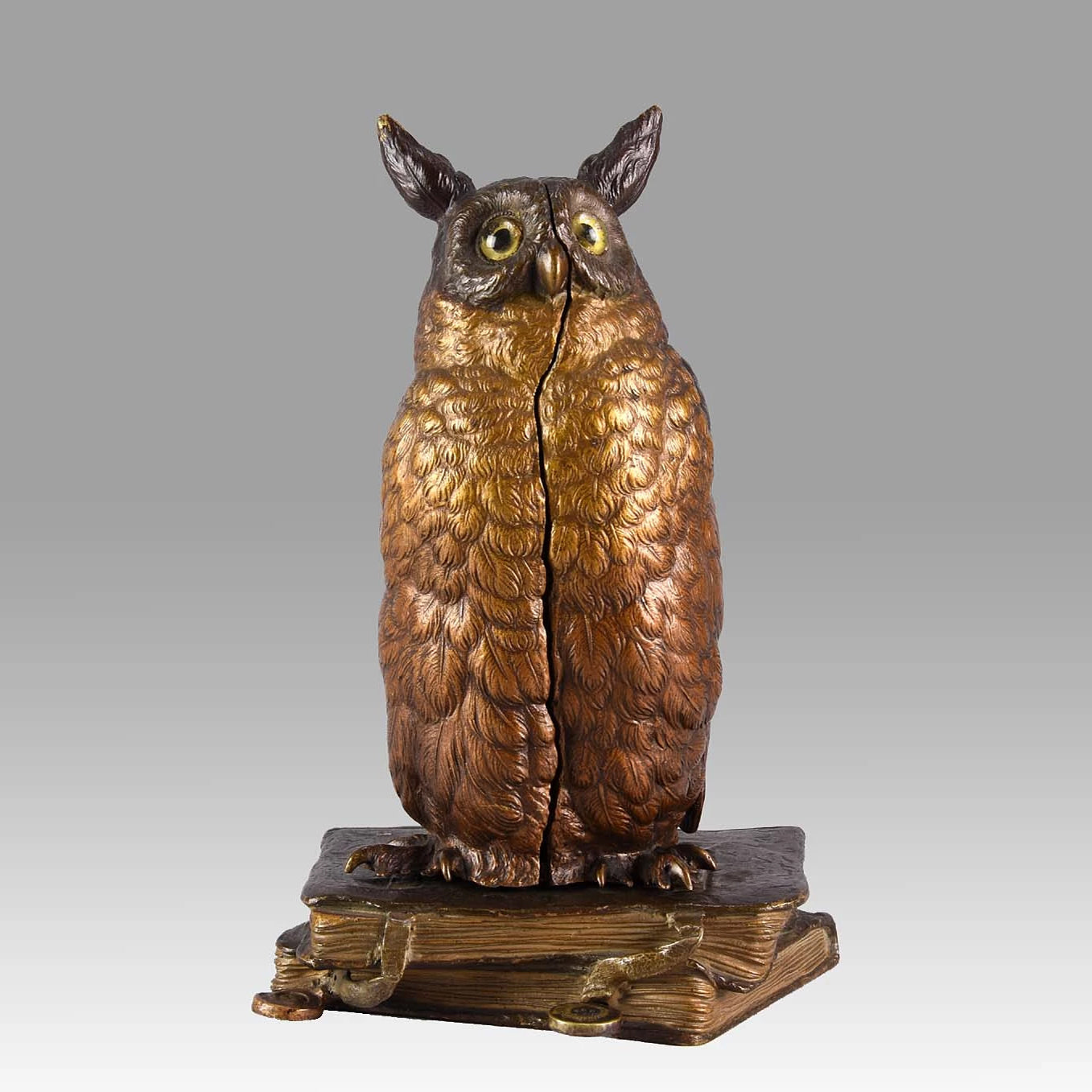 Franz Bergman Owl- Austrian Bronze - Hickmet Fine Arts