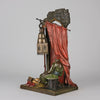 Art Deco Lamp - Antique Bronze -  Bruno Zach - Harem Lamp - Hickmet Fine Arts