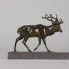Cerf qui Marche by Antoine Louis Barye - Antique Bronze Stag - Hickmet Fine Arts