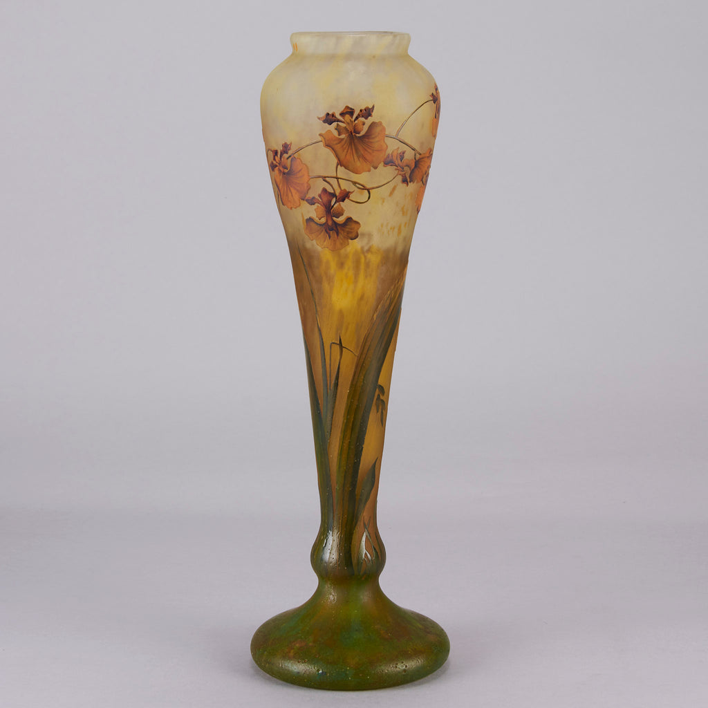 Daum Orchid Vase Art Nouveau Vase Hickmet Fine Arts