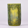 Daum Spring Vase - Paysage de Printemps Cameo Vase - Daum Freres glass - Art Nouveau Glass - Hickmet Fine Arts