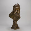Art Nouveau bronze Villanis bust - Salome