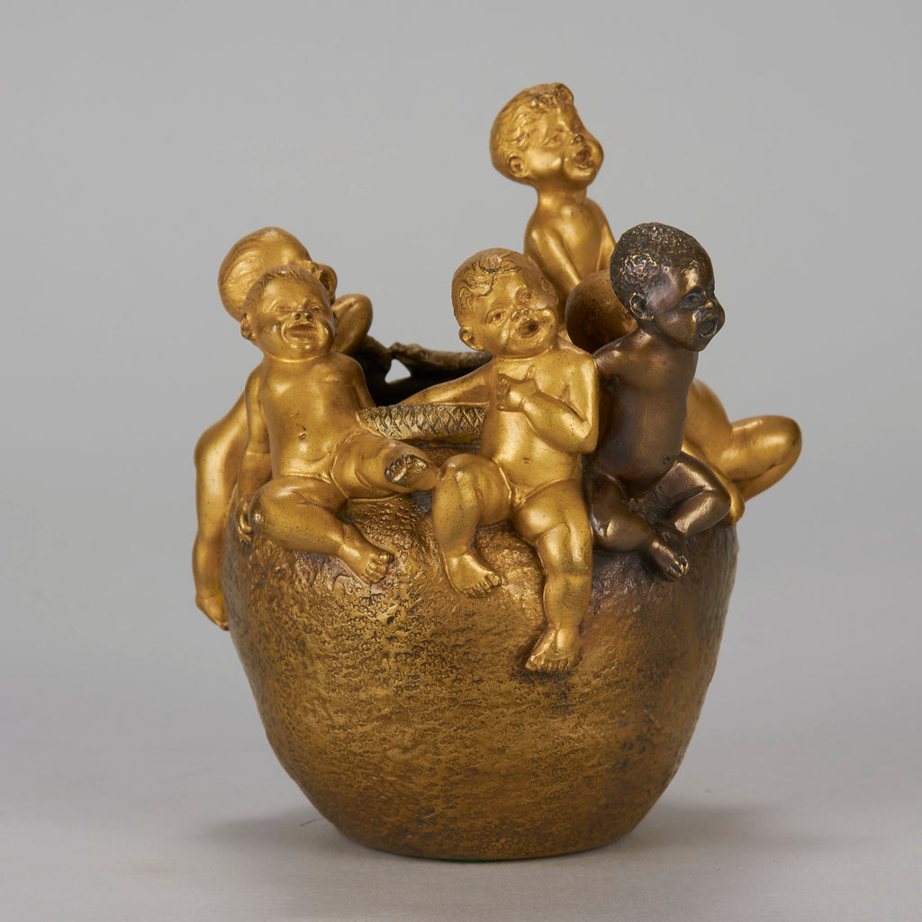 Stoltenberg-Lerche "Loïe Fuller" Bronze Vase at