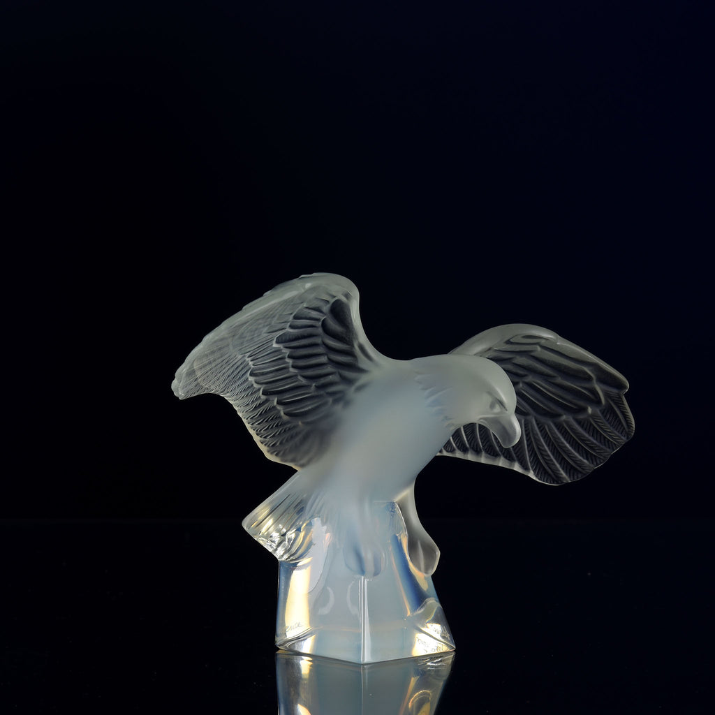 何でも揃う LALIQUE EAGLE 迫力の高さ22cm ラリック 鷹 Lalique 美術品