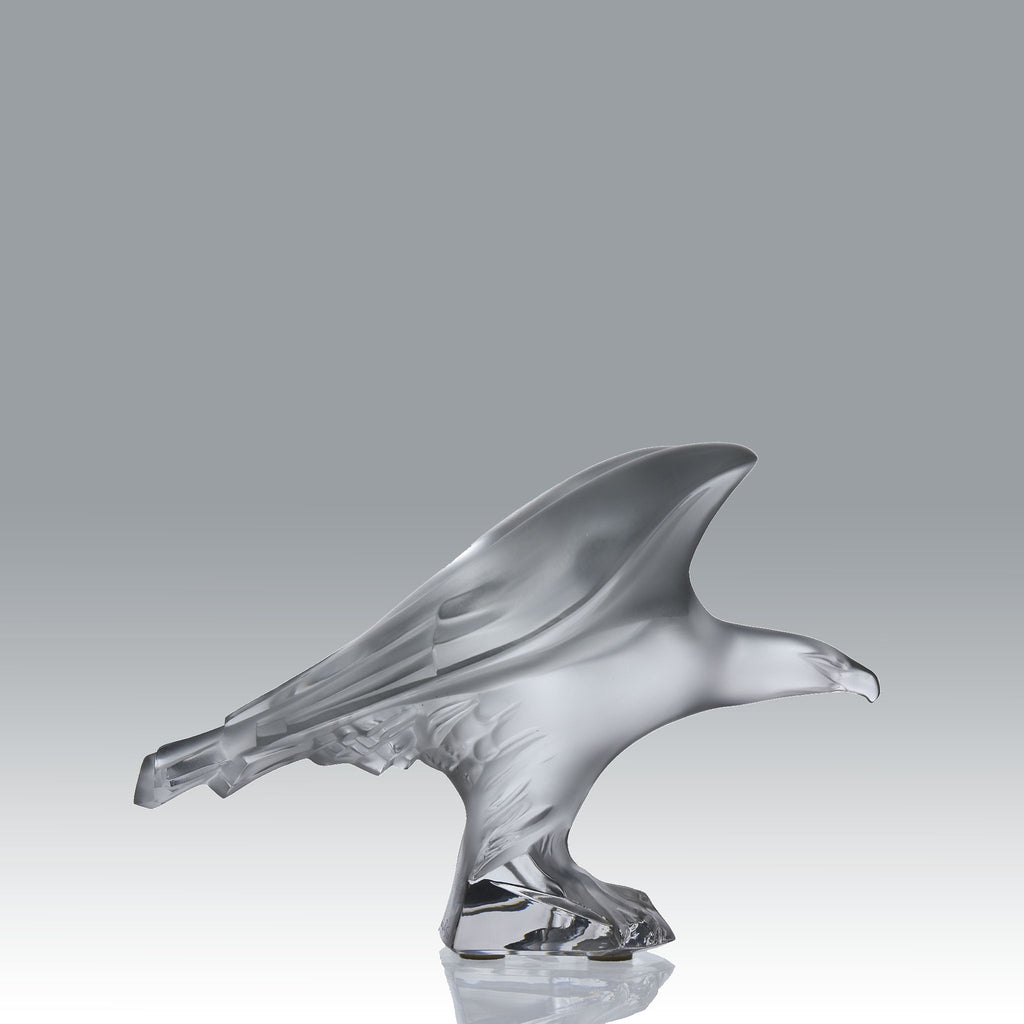 華麗 LALIQUE EAGLE 迫力の高さ22cm ラリック 鷹 工芸品