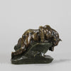 Antique Bronze - Bear and Rabbit - Charles Paillet - Bronze statues for sale - Bronze sculptures for sale - Antique bronze statues - Hickmet Fine Arts