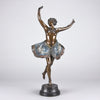 Antique Bronze - Vienna Bronze - Butterfly Dancer - Richard Thuss Bronze - Hickmet Fine Arts