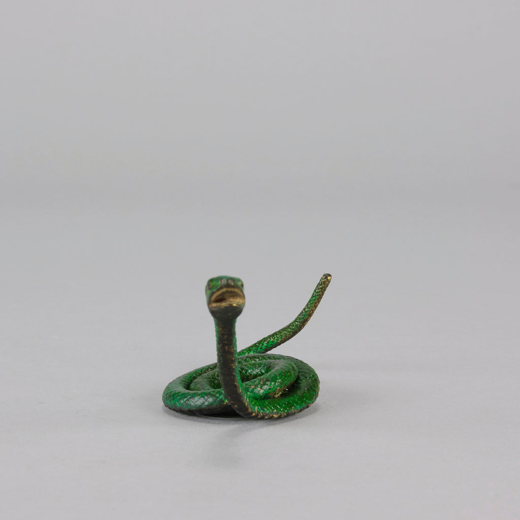 Vienna Bronze Snake Antique Austrian Bronze Hickmet Fine Arts