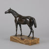 Vienna Bronze "Standing Thoroughbred" - Hickmet Fine Arts 