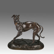 Barye Greyhound and Fly - Antoine Barye Bronze - Hickmet Fine Arts