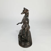 Barye Greyhound and Fly - Antoine Barye Bronze - Hickmet Fine Arts