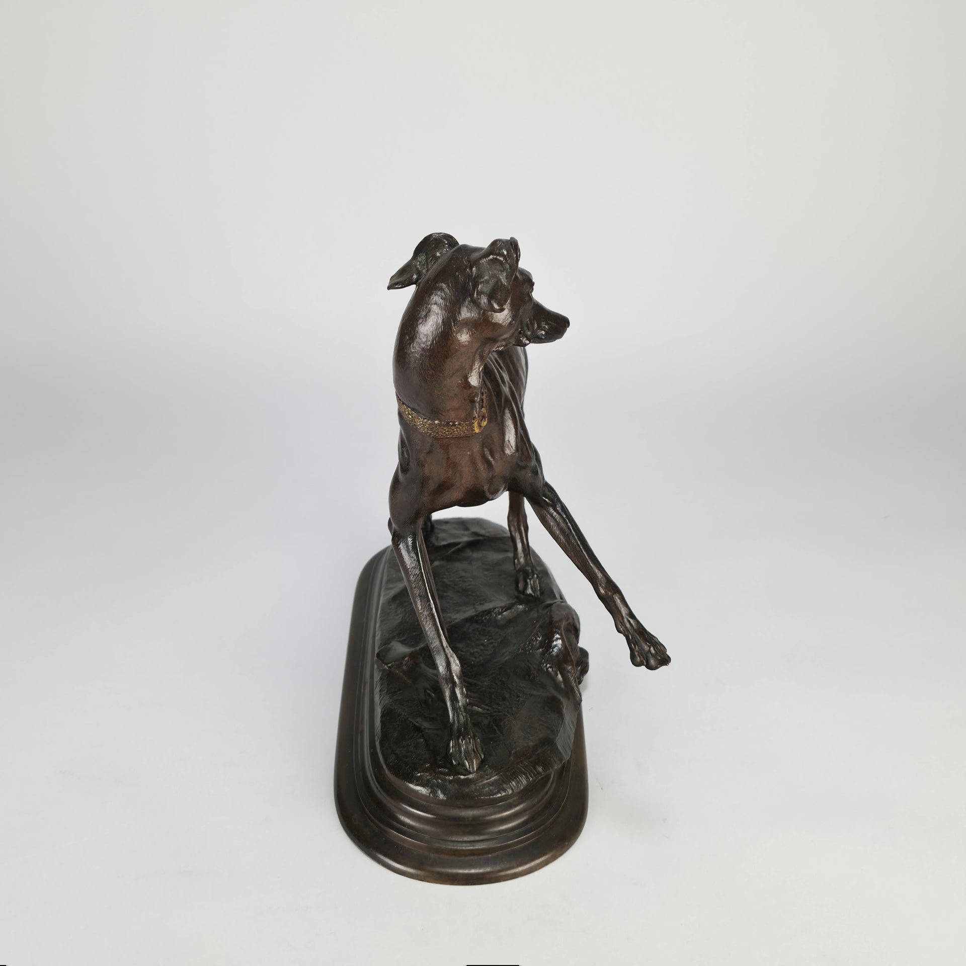 Barye Greyhound and Fly - Antoine Barye Bronze - Hickmet Fine Arts