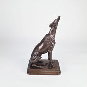 Seated Greyhound by Alfred Dubucand - Hickmet Fine Arts