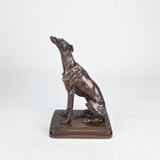 Seated Greyhound by Alfred Dubucand - Hickmet Fine Arts