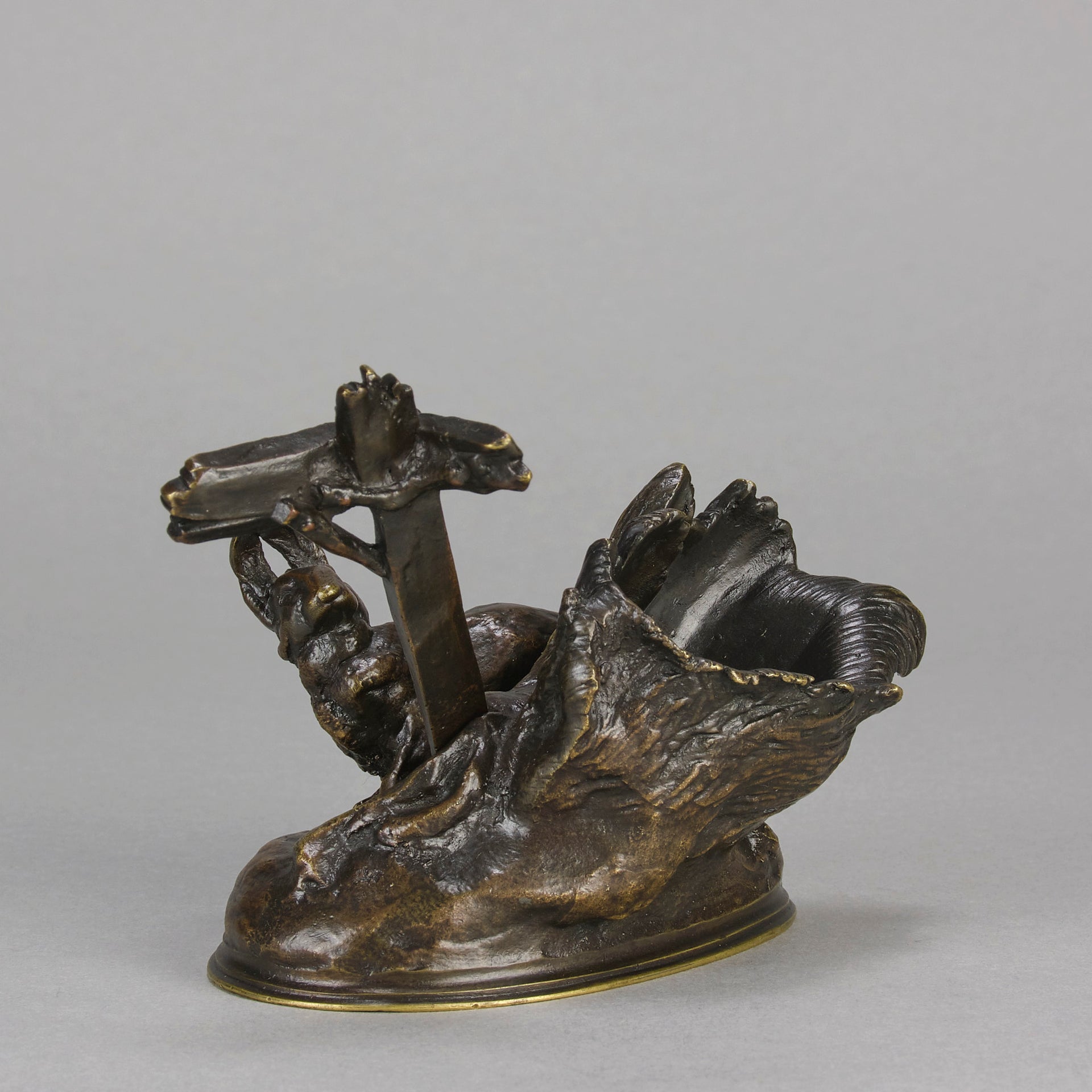 Route du Casserole - Auguste Cain Bronze - Hickmet Fine Arts
