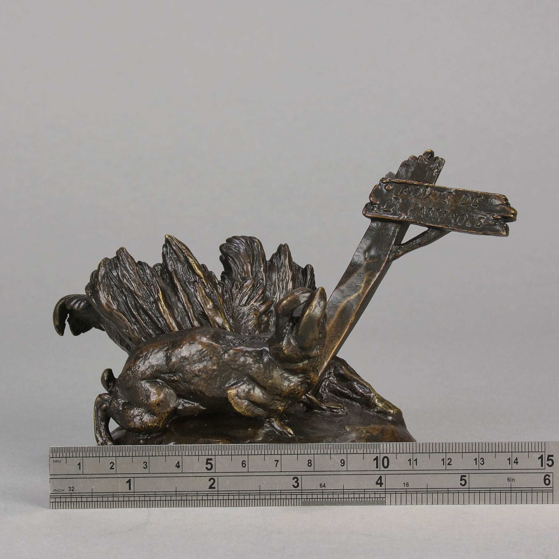 Route du Casserole - Auguste Cain Bronze - Hickmet Fine Arts