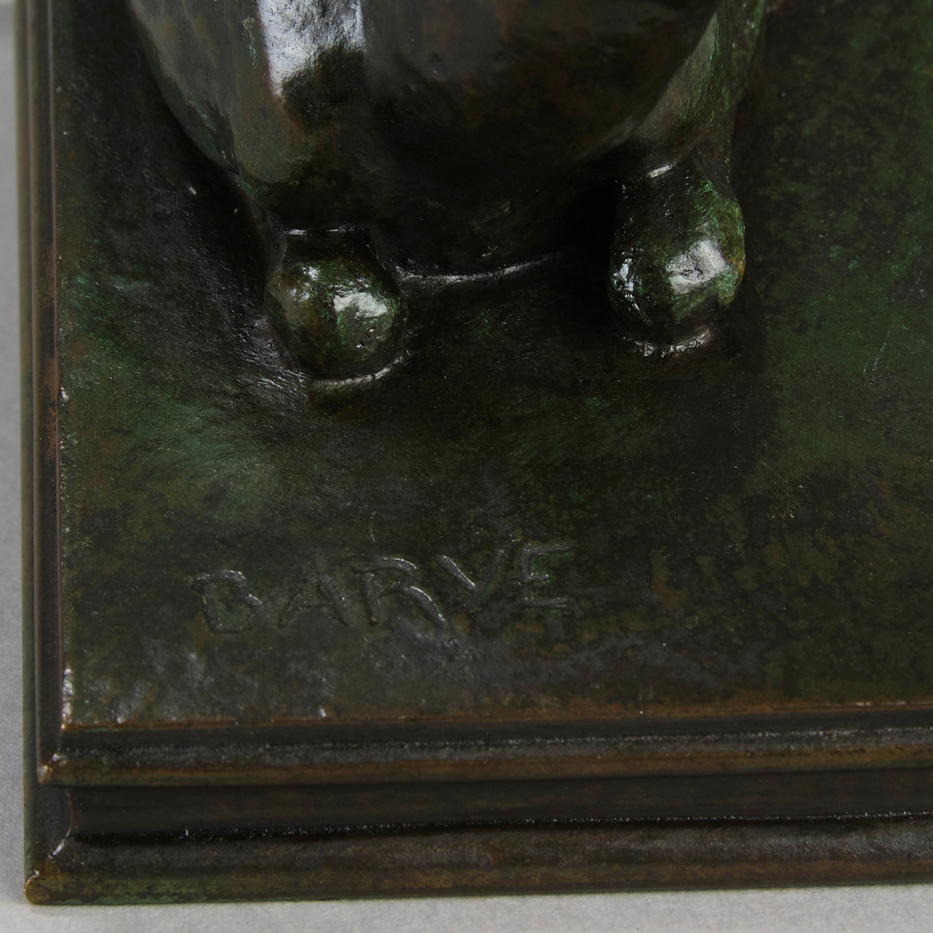 Barye Doe - Antoine L Bayre 'Biche Couchée' - Hickmet Fine Arts