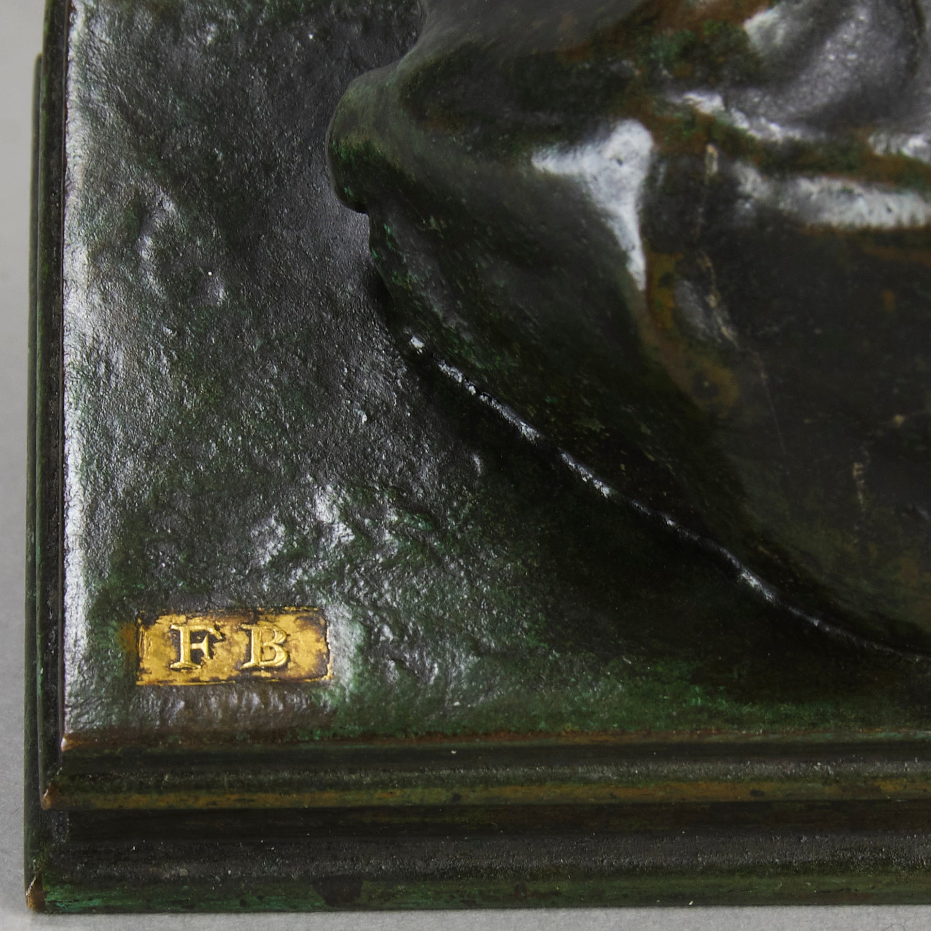 Barye Doe - Antoine L Bayre 'Biche Couchée' - Hickmet Fine Arts