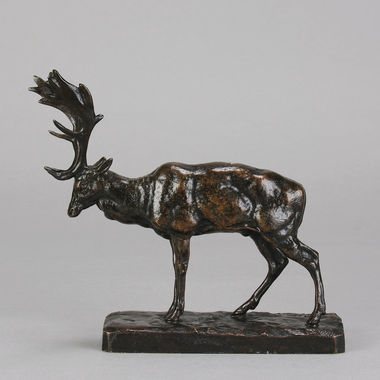 Barye Stag - Antoine Barye Bronze - Hickmet Fine Arts