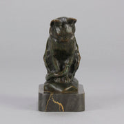 "Chat Assis" A L Barye- Antoine Barye Bronze - Hickmet Fine Arts