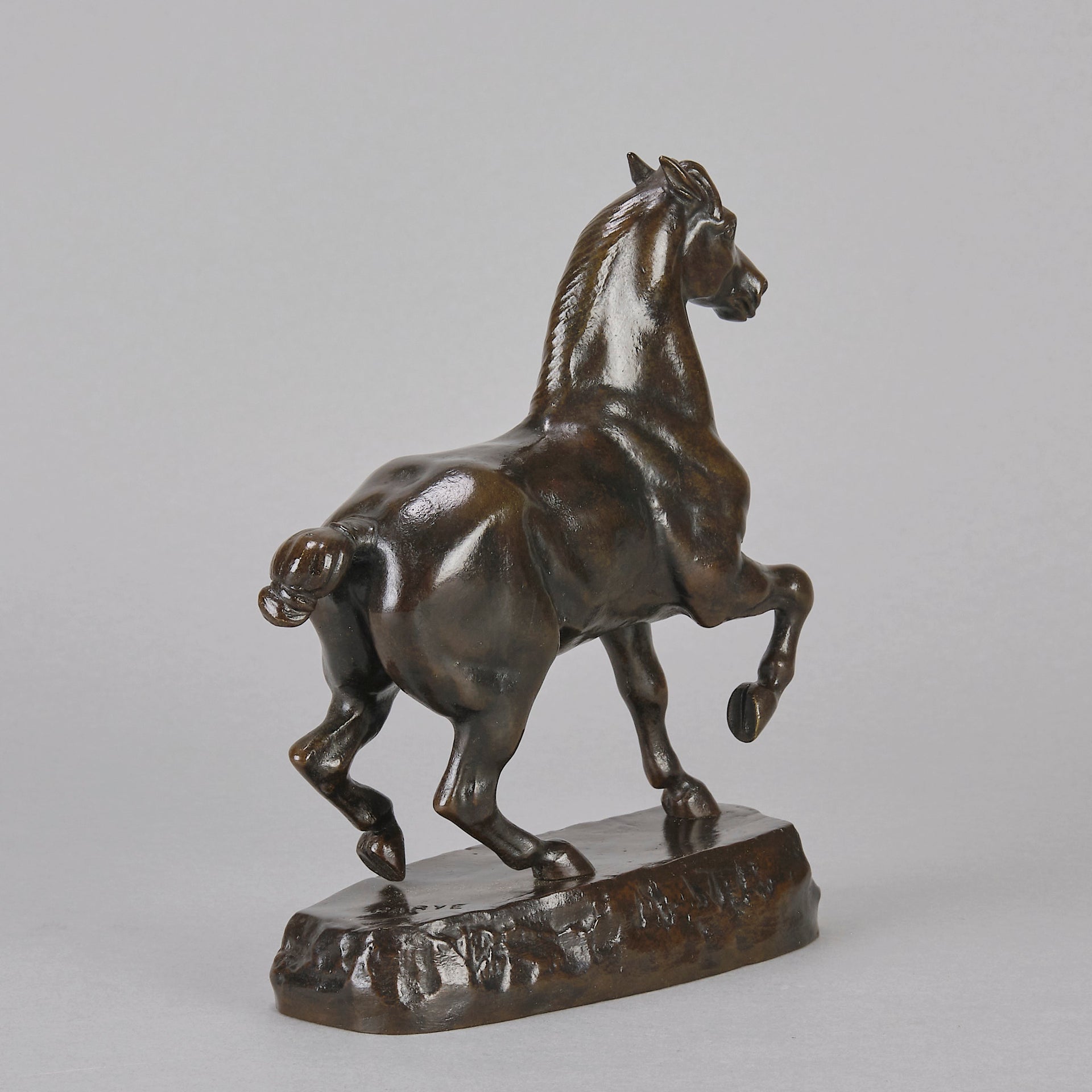 Barye Percheron - Antoine Barye Bronze - Hickmet Fine Arts
