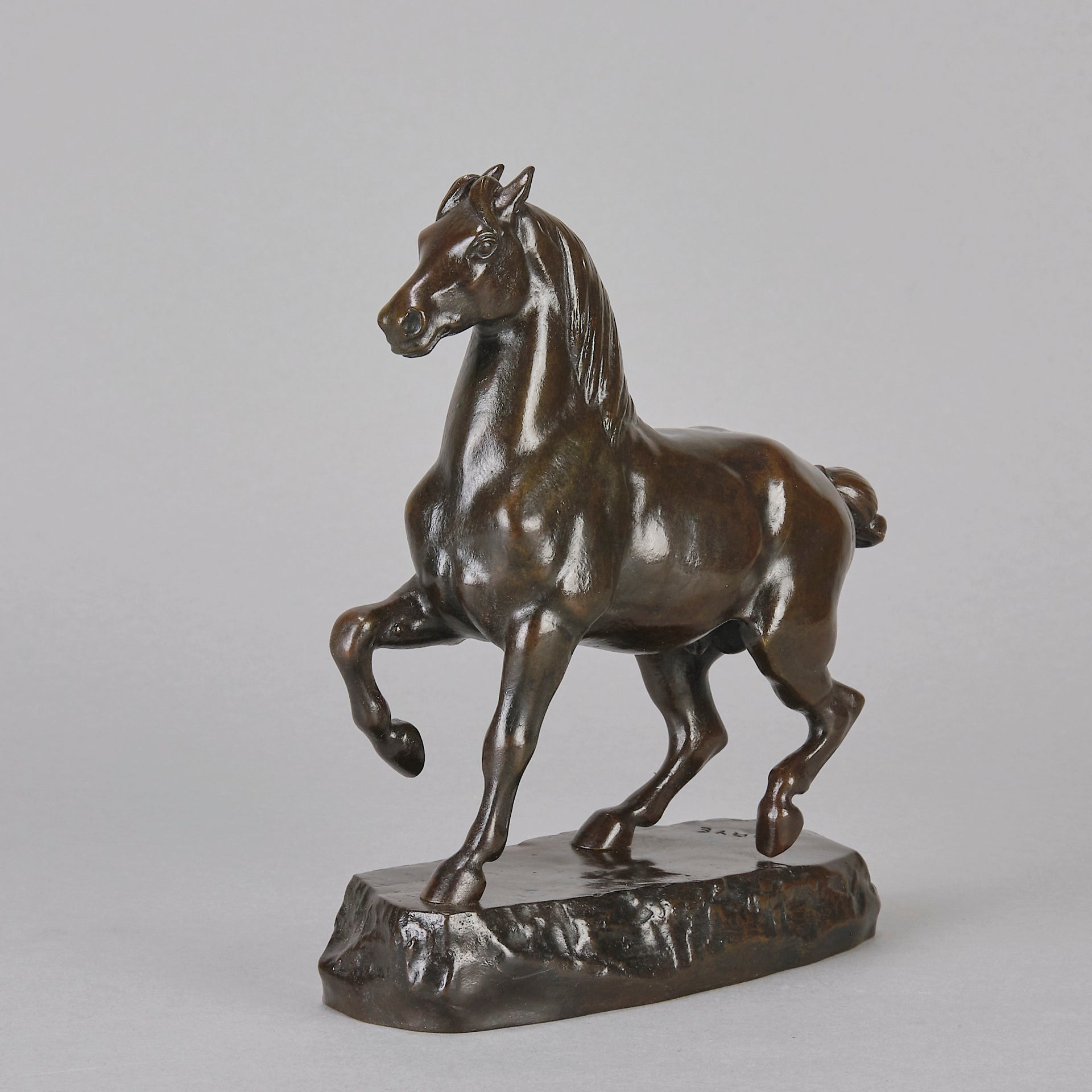 Barye Percheron - Antoine Barye Bronze - Hickmet Fine Arts