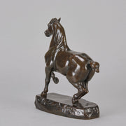 Barye Percheron - Antoine Barye Bronze - Hickmet Fine Arts