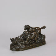 Barye Dogs - Antoine Barye Bronze - Hickmet Fine Arts