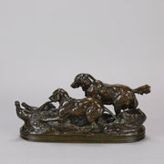 Barye Dogs - Antoine Barye Bronze - Hickmet Fine Arts