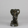 Antoine Louis Barye Elephant - Antique Bronze - Hickmet Fine Arts