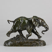 Antoine Louis Barye Elephant - Antique Bronze - Hickmet Fine Arts