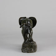 Antoine Louis Barye Elephant - Antique Bronze - Hickmet Fine Arts