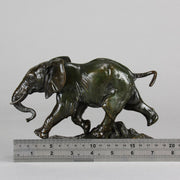 Antoine Louis Barye Elephant - Antique Bronze - Hickmet Fine Arts
