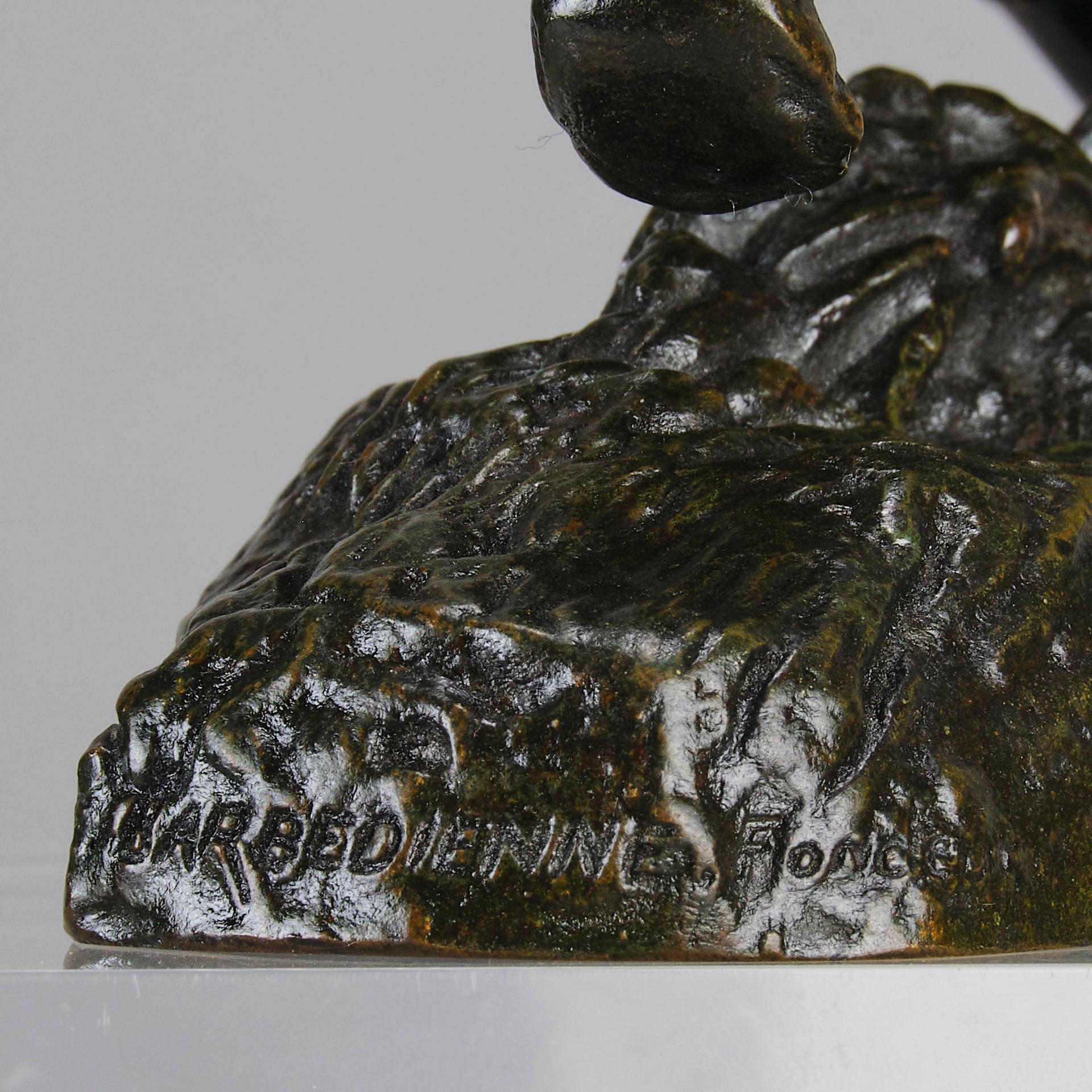 Antoine Louis Barye Elephant - Antique Bronze - Hickmet Fine Arts